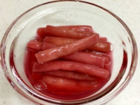 おばあちゃんの赤ずいきのスコ(福井の郷土料理)